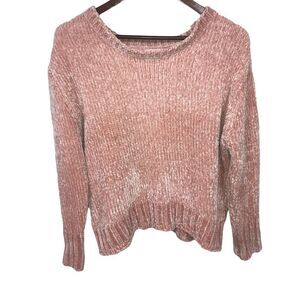 Philosophy Pink Chenille Sweater